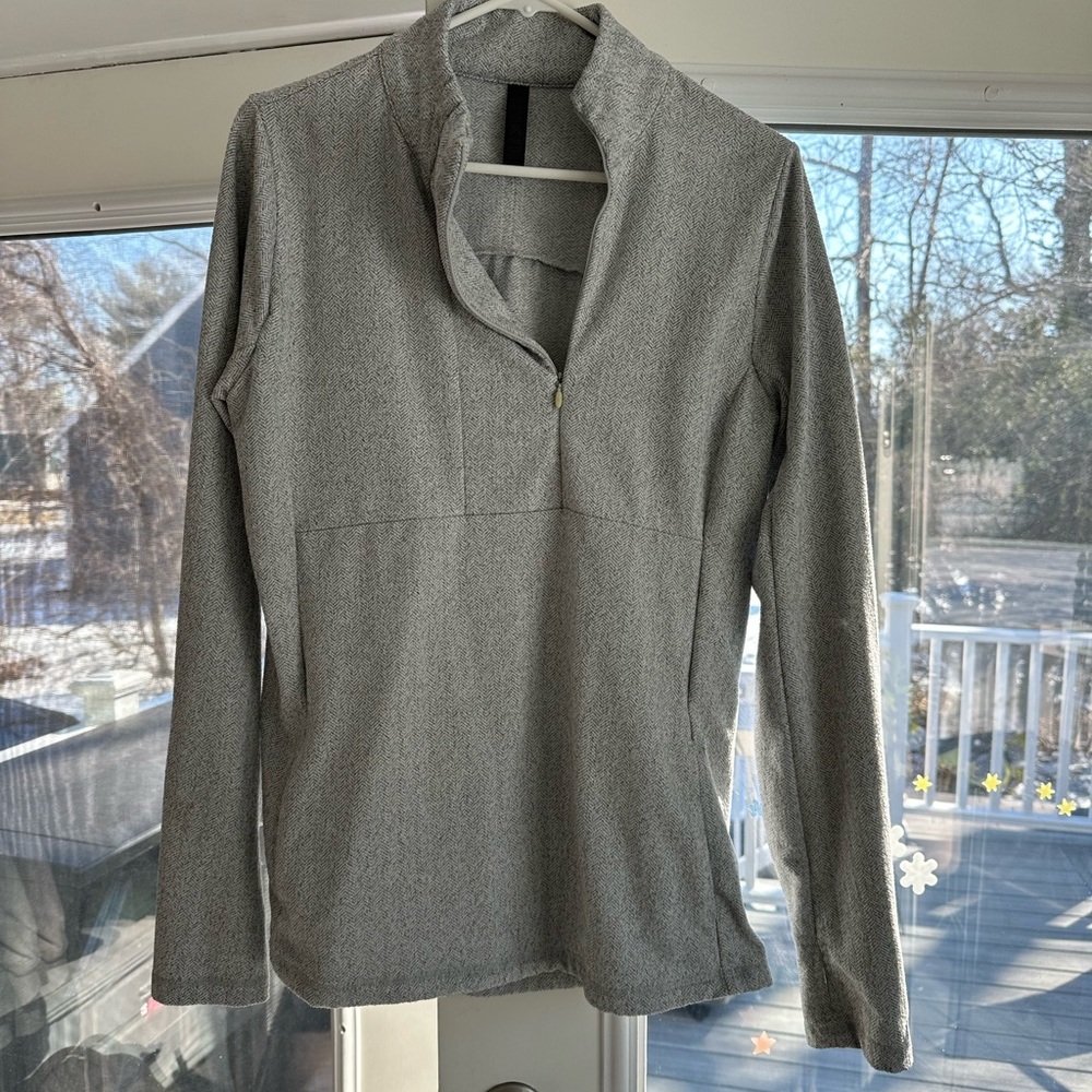 Heather Gray Workout Jacket